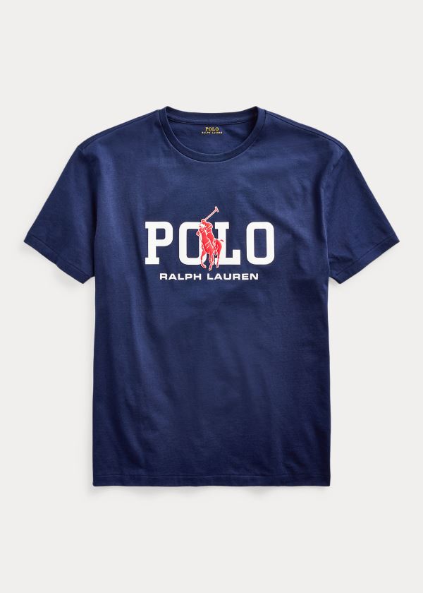 Playeras Polo Ralph Lauren Hombre Azul Marino - Classic Fit Logo - WDABZ6510